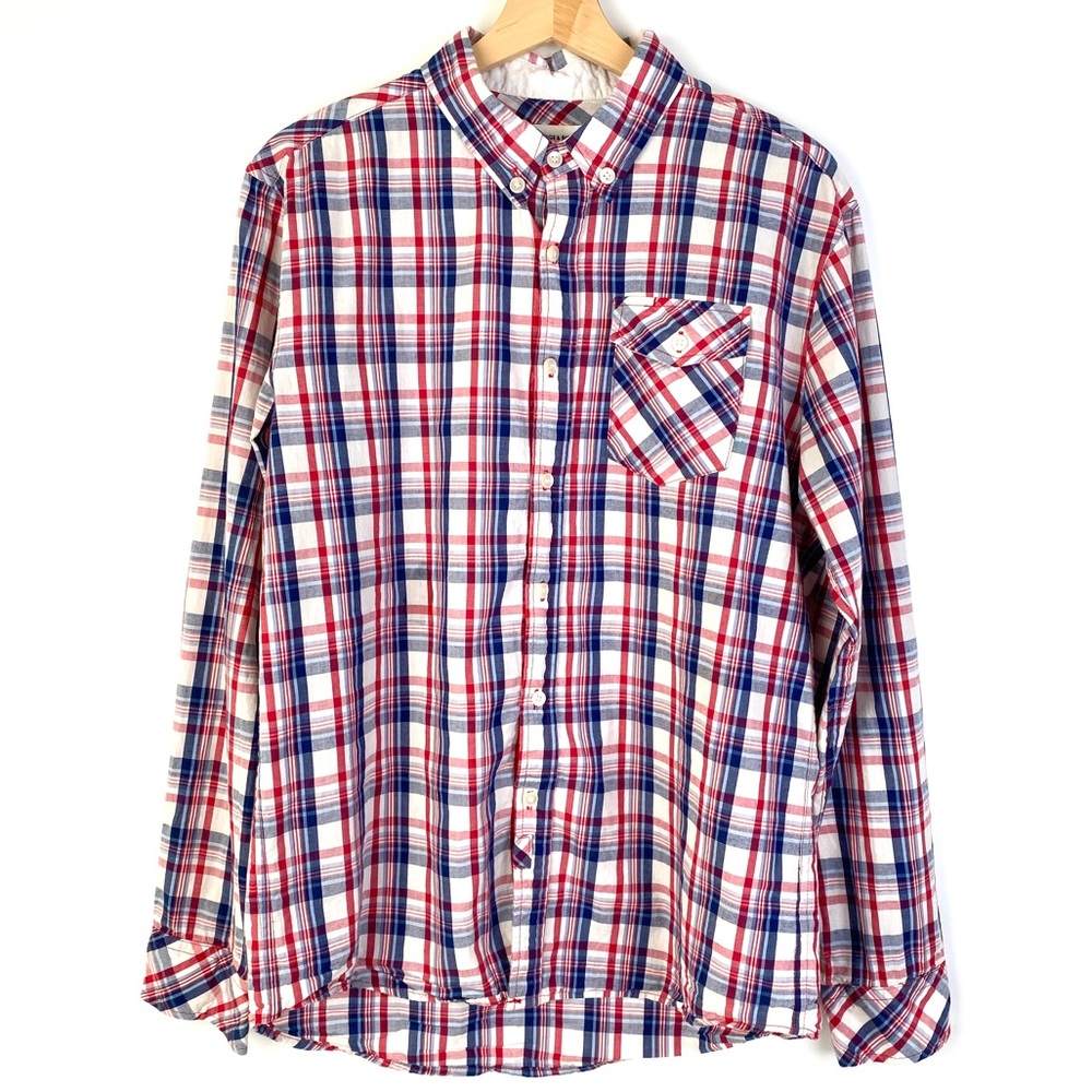 Bridge & Burn Plaid Button-down Shirt